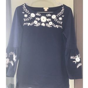 J.Crew Bell Sleeves top